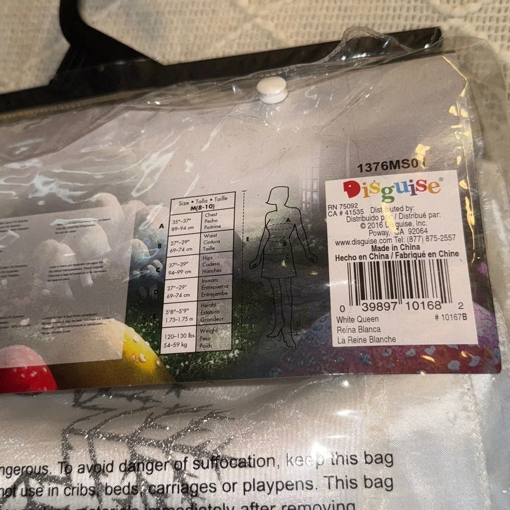 Alice Through the Looking Glass White Queen Costume - Picture 8 of 10